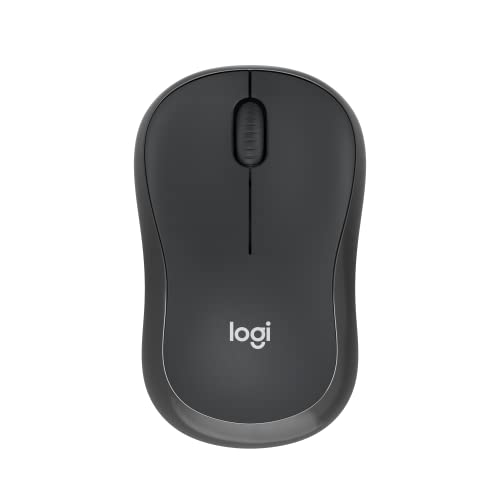 Logitech M240 Silent Bluetooth Mouse, sem fio, compacto, portátil, rastreamento suave, 18 meses de bateria, Windows, macOS, ChromeOS, PC, Mac, laptop e tablet compatível - grafite